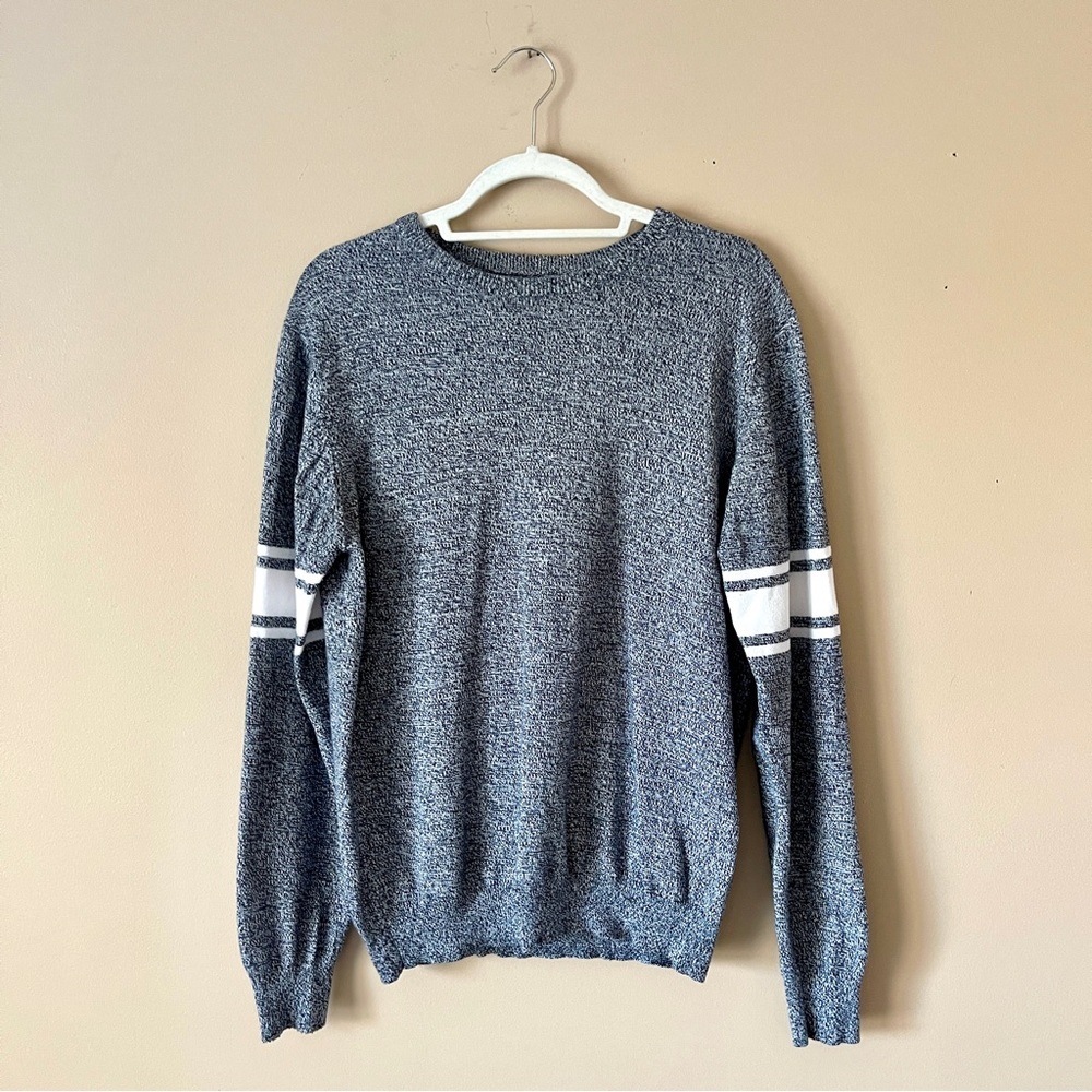 LFTMAN | Navy Blue Speckle Knit Sweater Sz EU L
